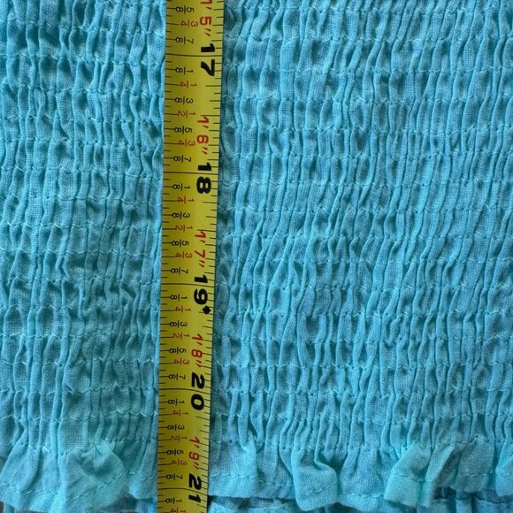 Antik Batik Voile Ruffle Cuff Long Sleeve Shirt from Paris, France NWOT, Sz M - Picture 7 of 9